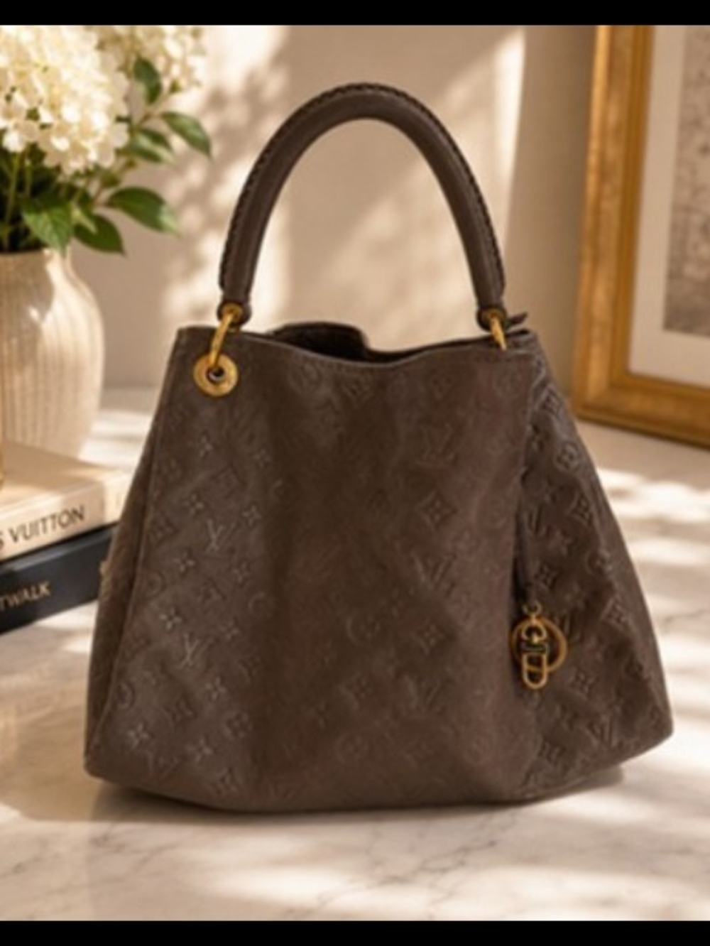 Monogram-Embossed Black NOT Authentic